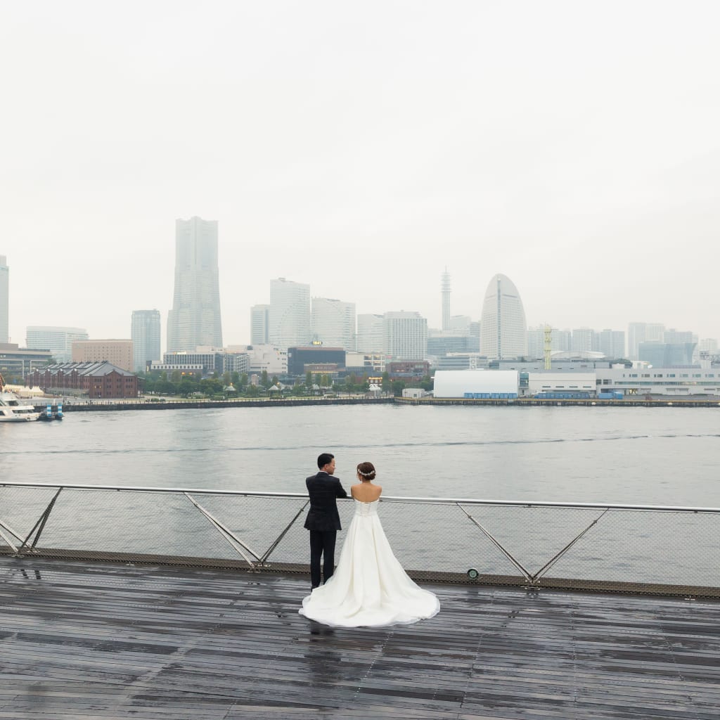 カラードレスとウェディングドレスで！