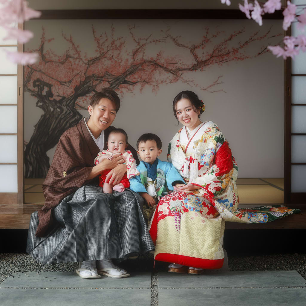 〜屋内庭園スタジオ〜ご家族と一緒に