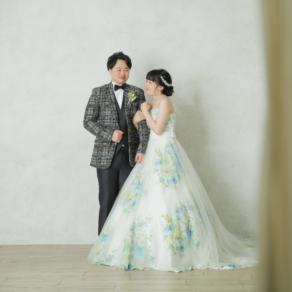 カラードレスで撮影！