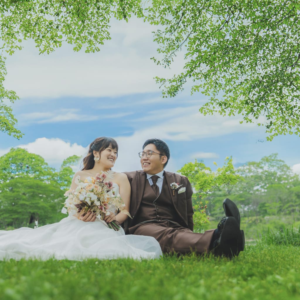 緑溢れる、初夏の小諸懐古園とタリアセン