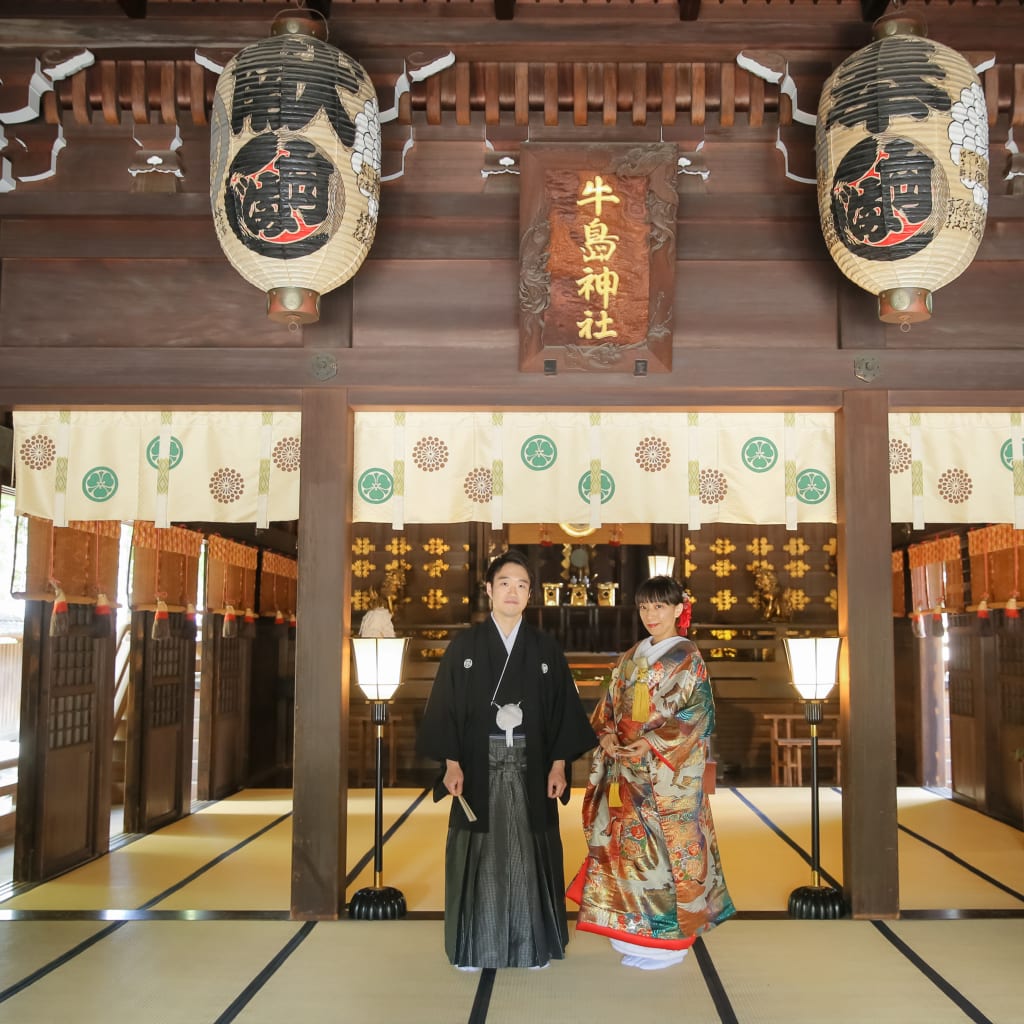 ナシ婚の方にもおすすめ 牛嶋神社ロケーション スタジオaqua 浅草店 前撮り フォトウェディング