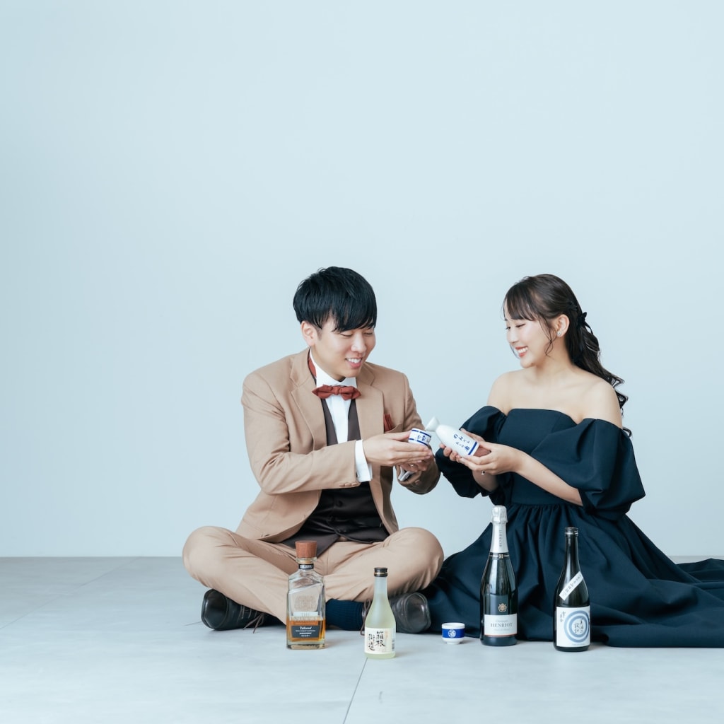 アイテムたくさんのスタジオ撮影