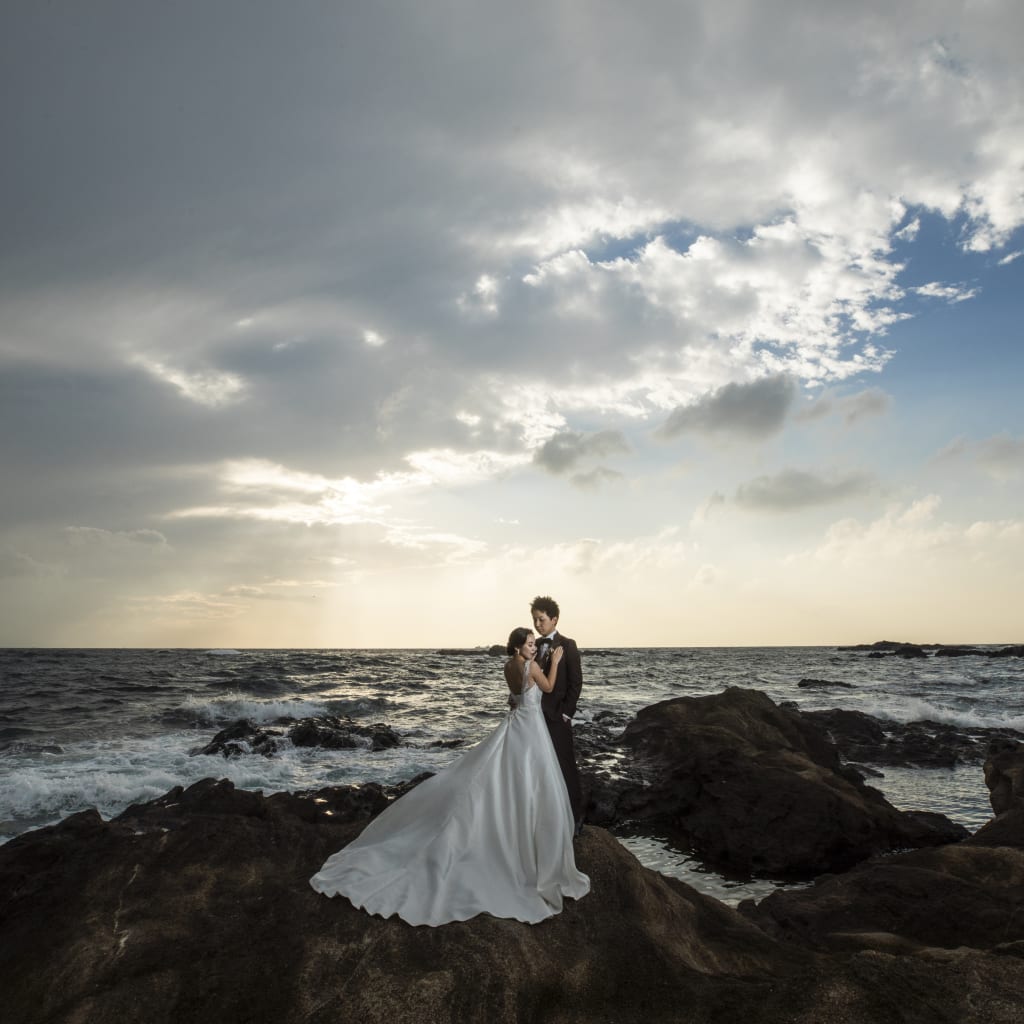 曇天から快晴へ「城ヶ島ロケーション」