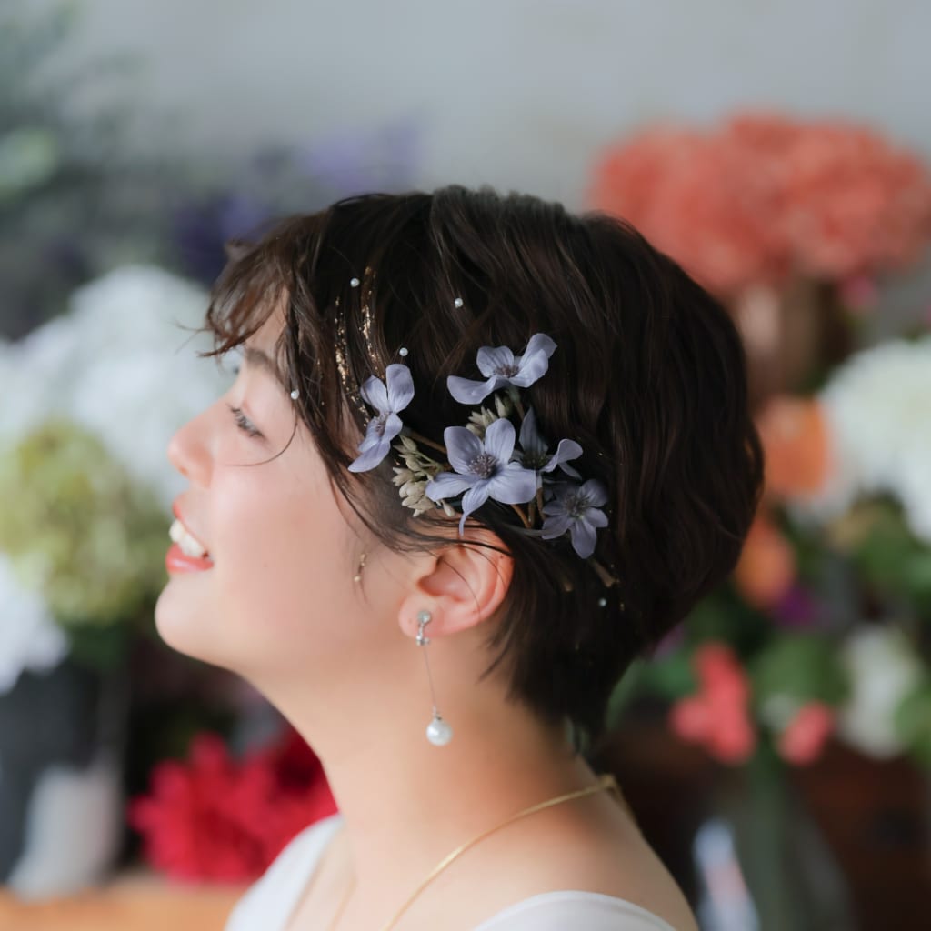 ショートヘア花嫁様必見♡ヘアアレンジ紹介