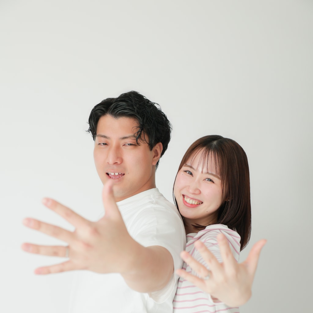 入籍の記念に撮影！