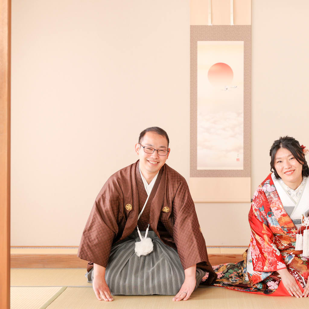 屋内庭園スタジオでお二人だけの時間を