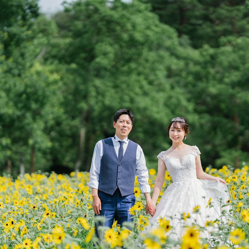 夏全開！ひまわり畑