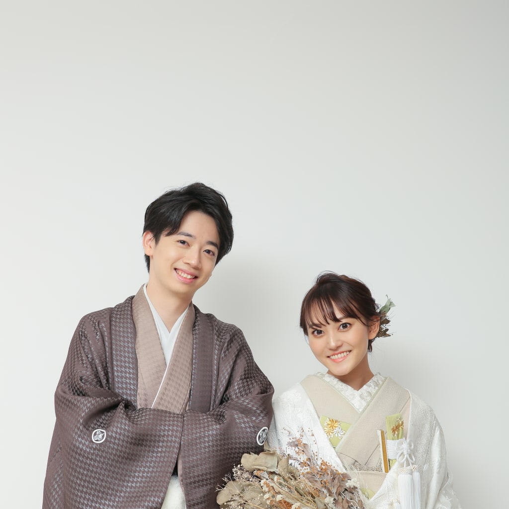 お洒落な和装コーディネートで◎【屋内庭園スタジオ】