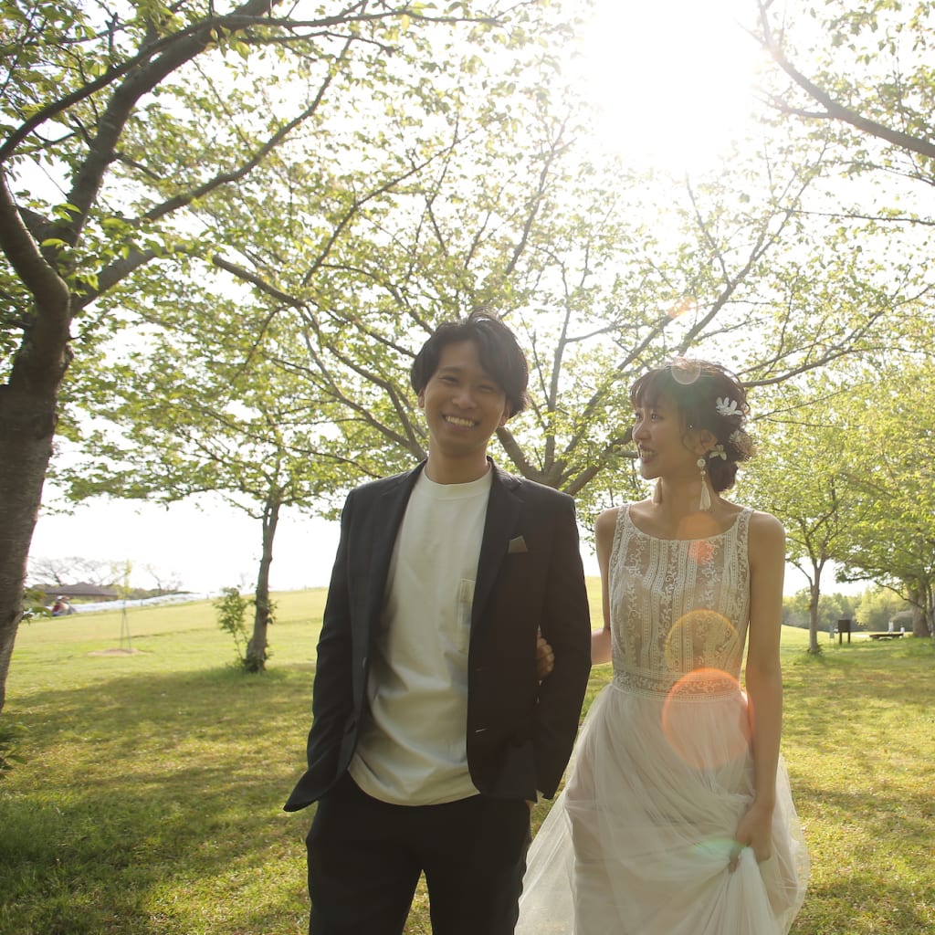 ２way衣装 スタジオan 福岡 前撮り フォトウェディング