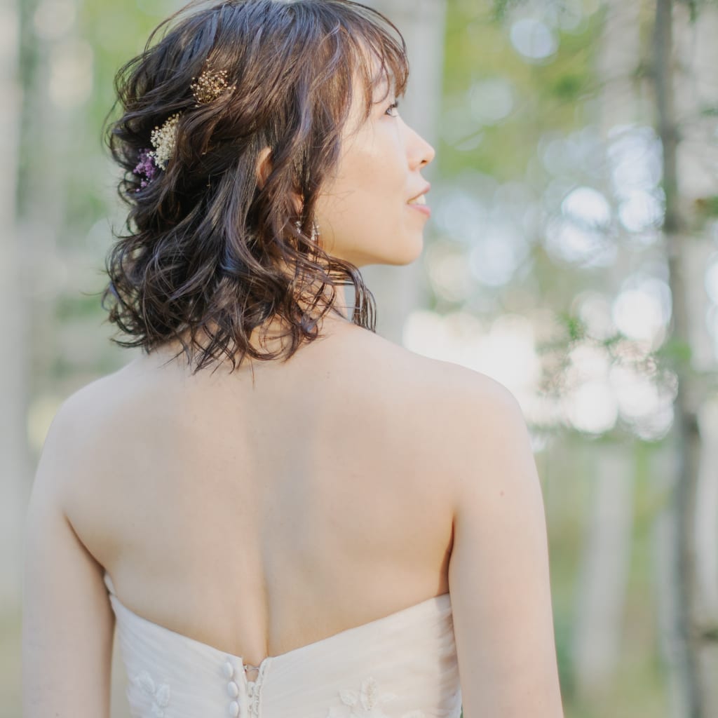 洋装ヘアスタイル