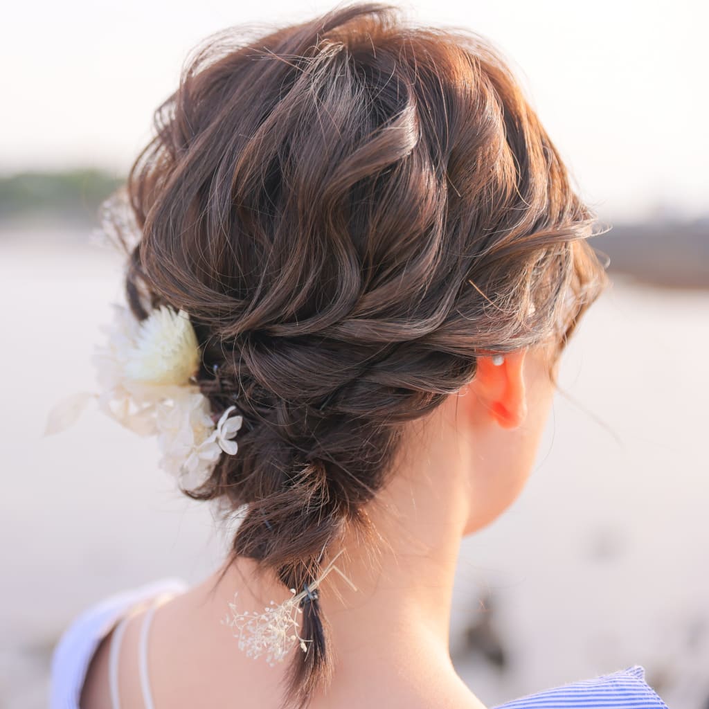 洋装ヘアスタイル