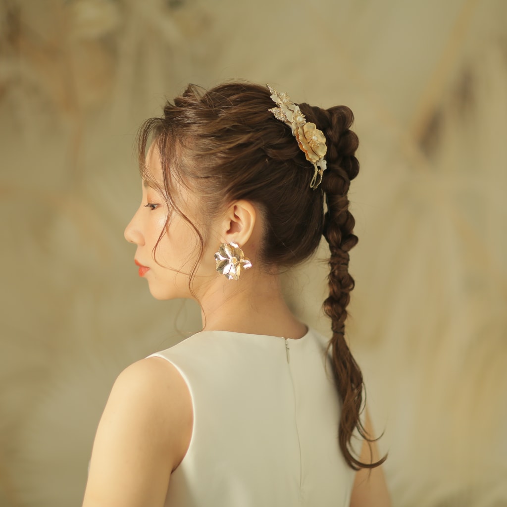 洋装ヘアスタイル♩