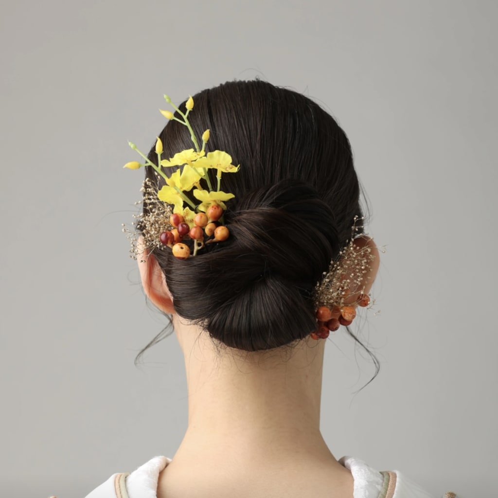 個性派シニヨン