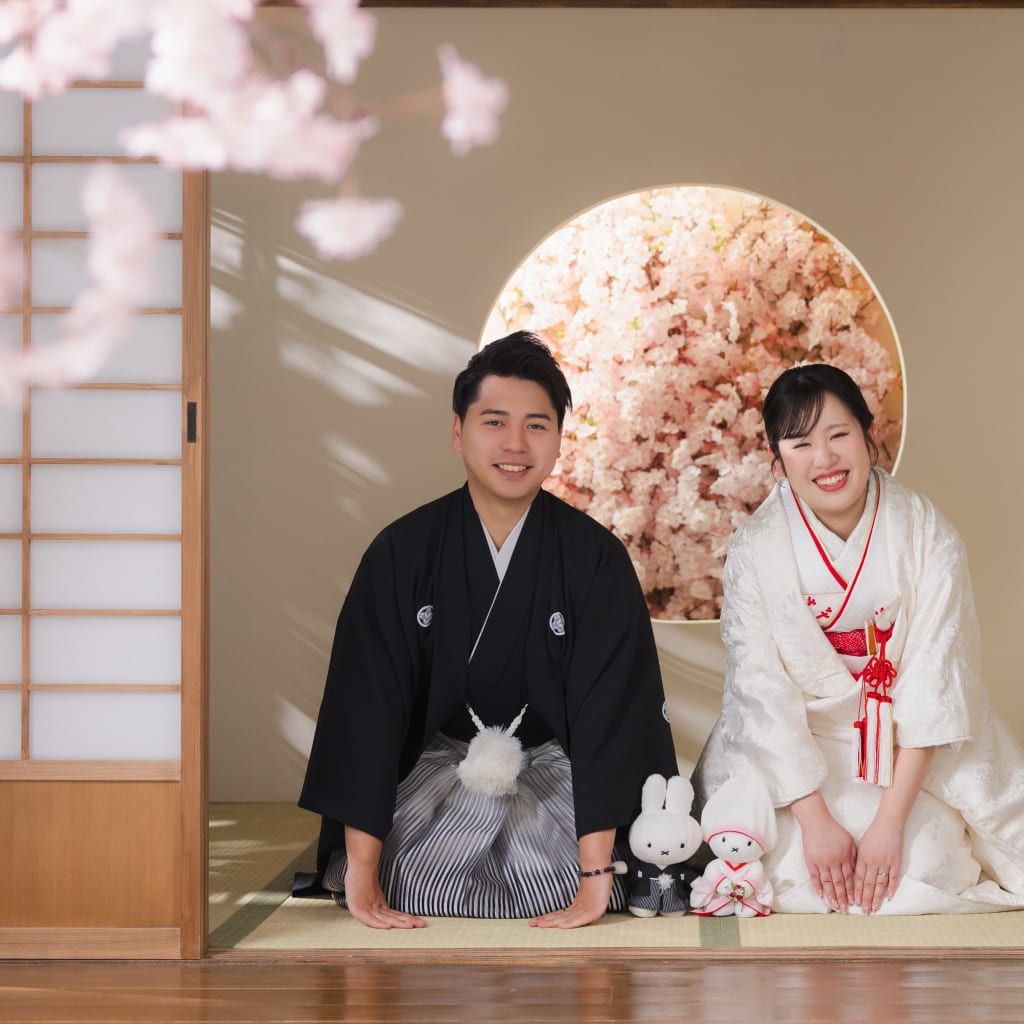 屋内庭園スタジオ撮影