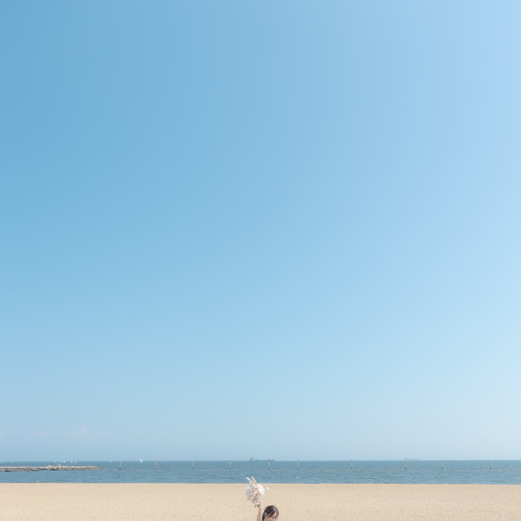 夏を感じる海辺のロケ風景！