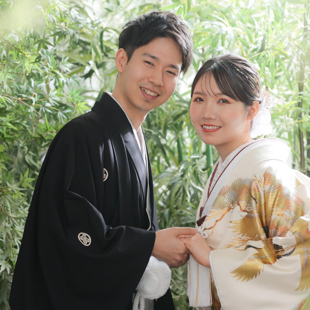 【外のような開放感！】屋内庭園スタジオで快適な和装フォト♪