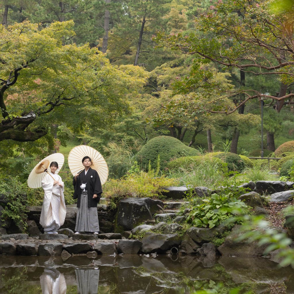 【新緑】雨の甘泉園公園で緑を楽しもう