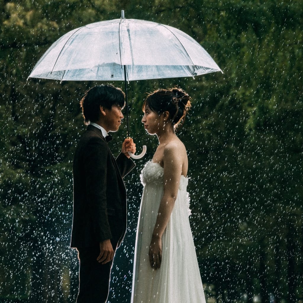雨の日の琵琶湖撮影