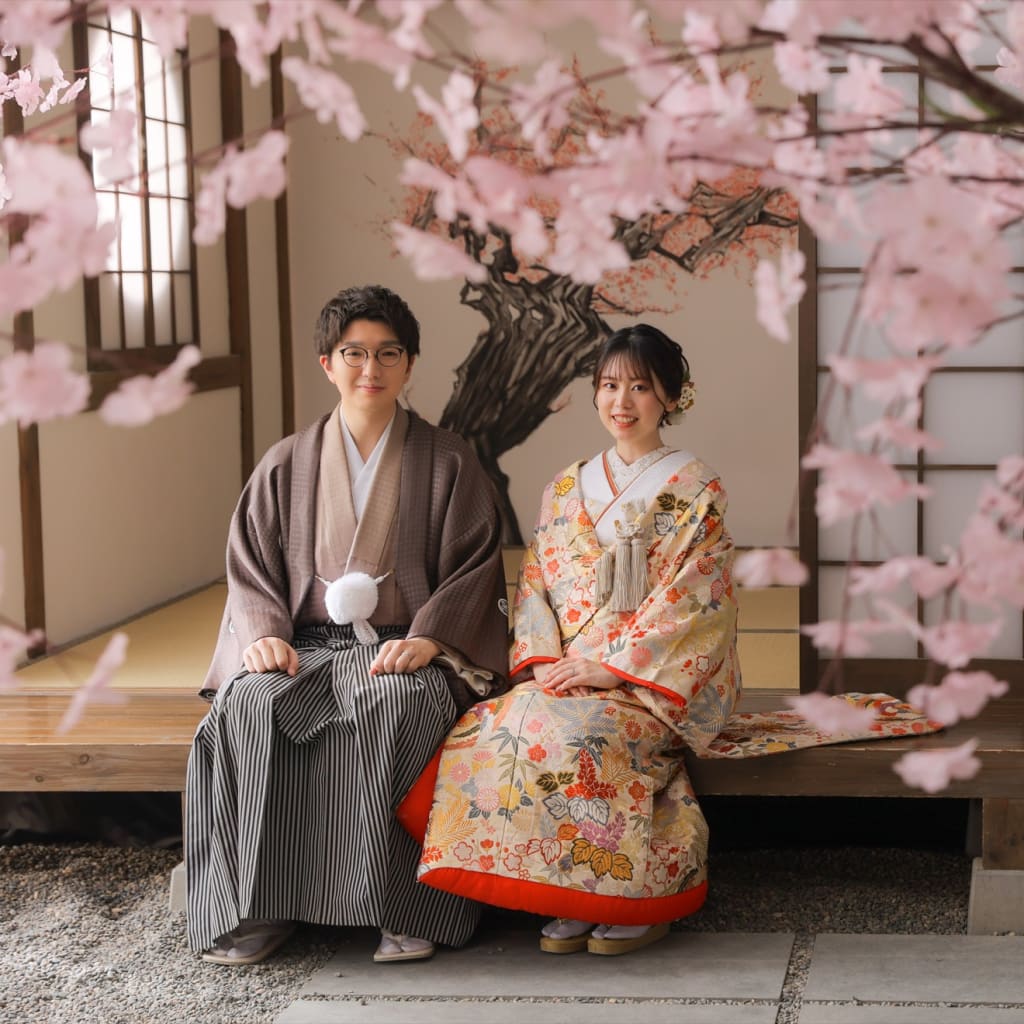 色んな背景で撮影が楽しめる屋内庭園スタジオ