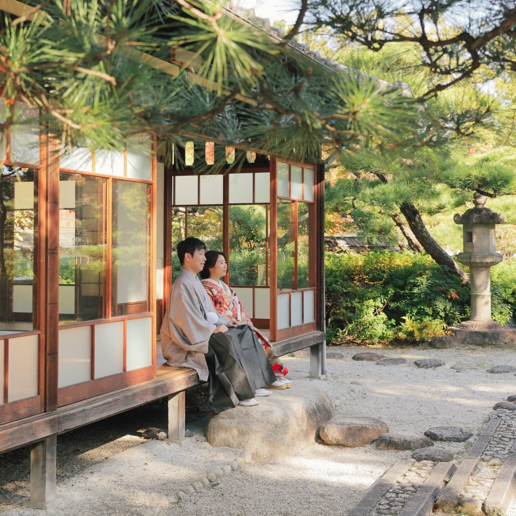 お茶室プランのロケーション撮影♪