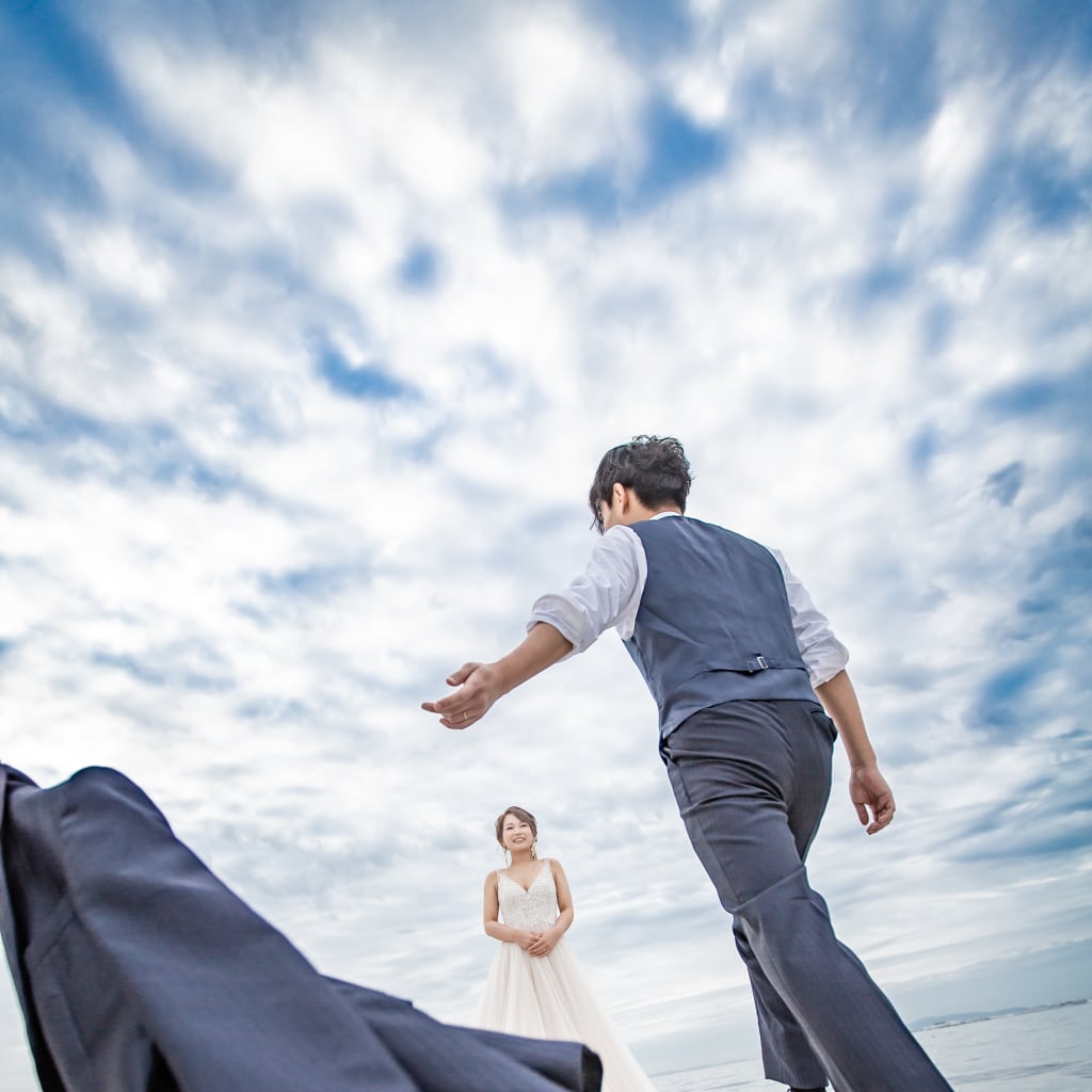 洋装ロケ！大人気の海ロケーション！