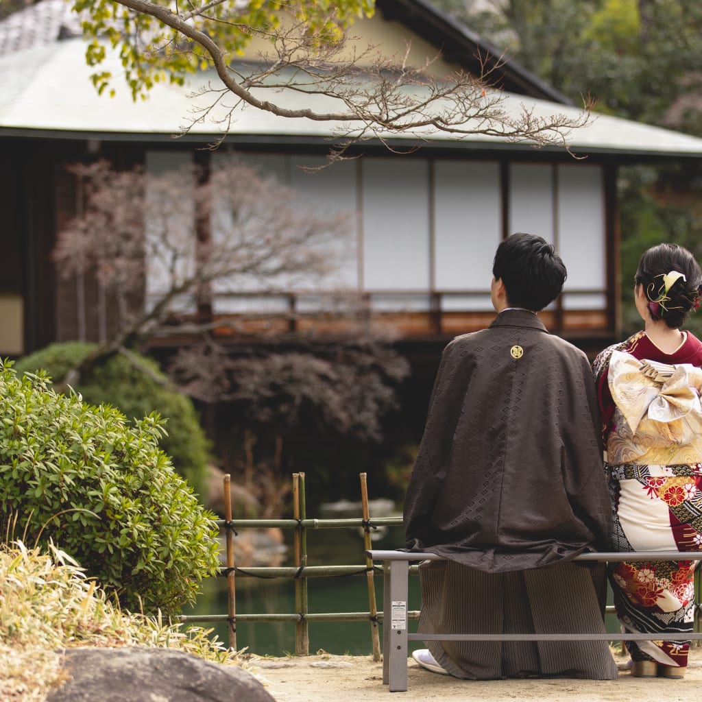 和装冬の相楽園