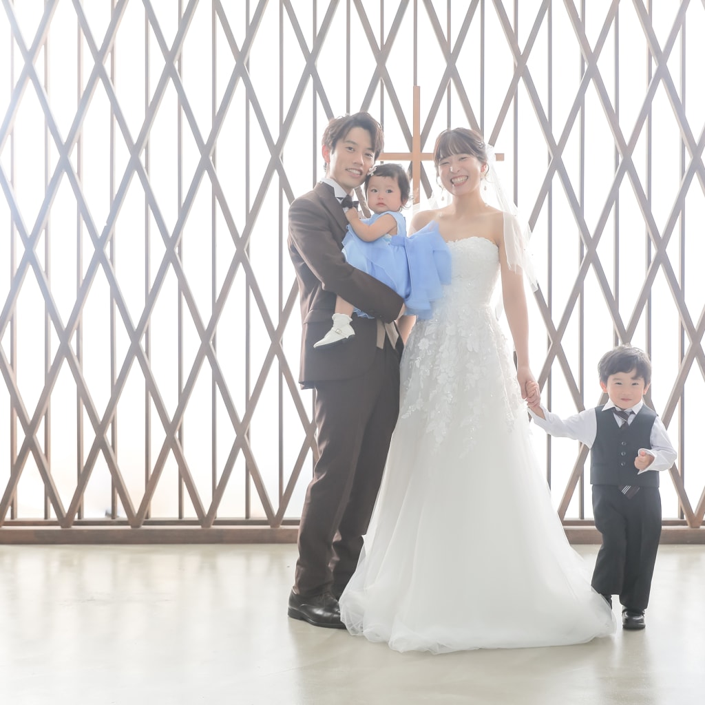 小さなゲストも安心♪　スタジオ撮影