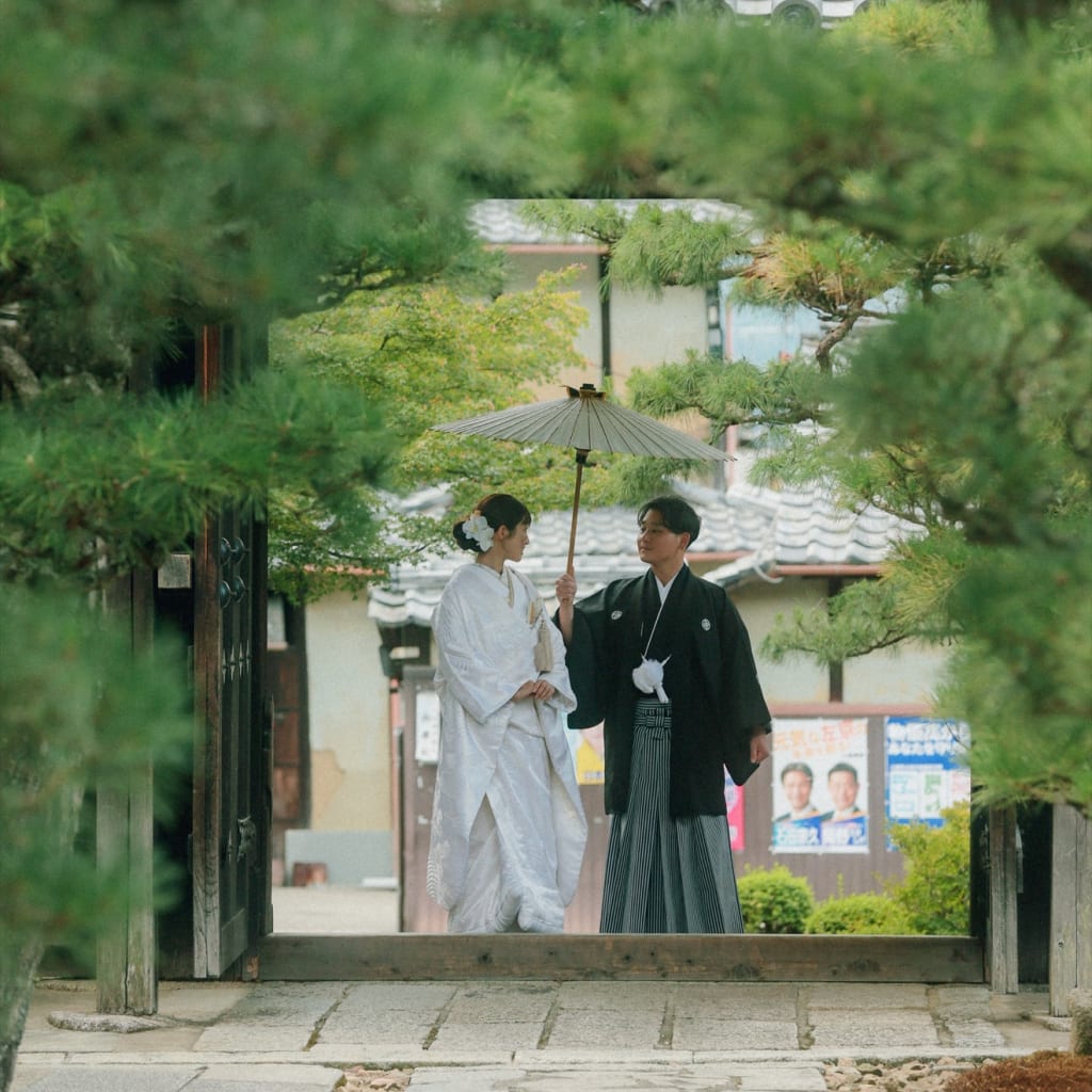 京都のお寺で貸切撮影
