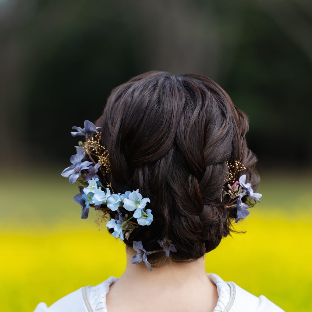 ゆるっと編み込み