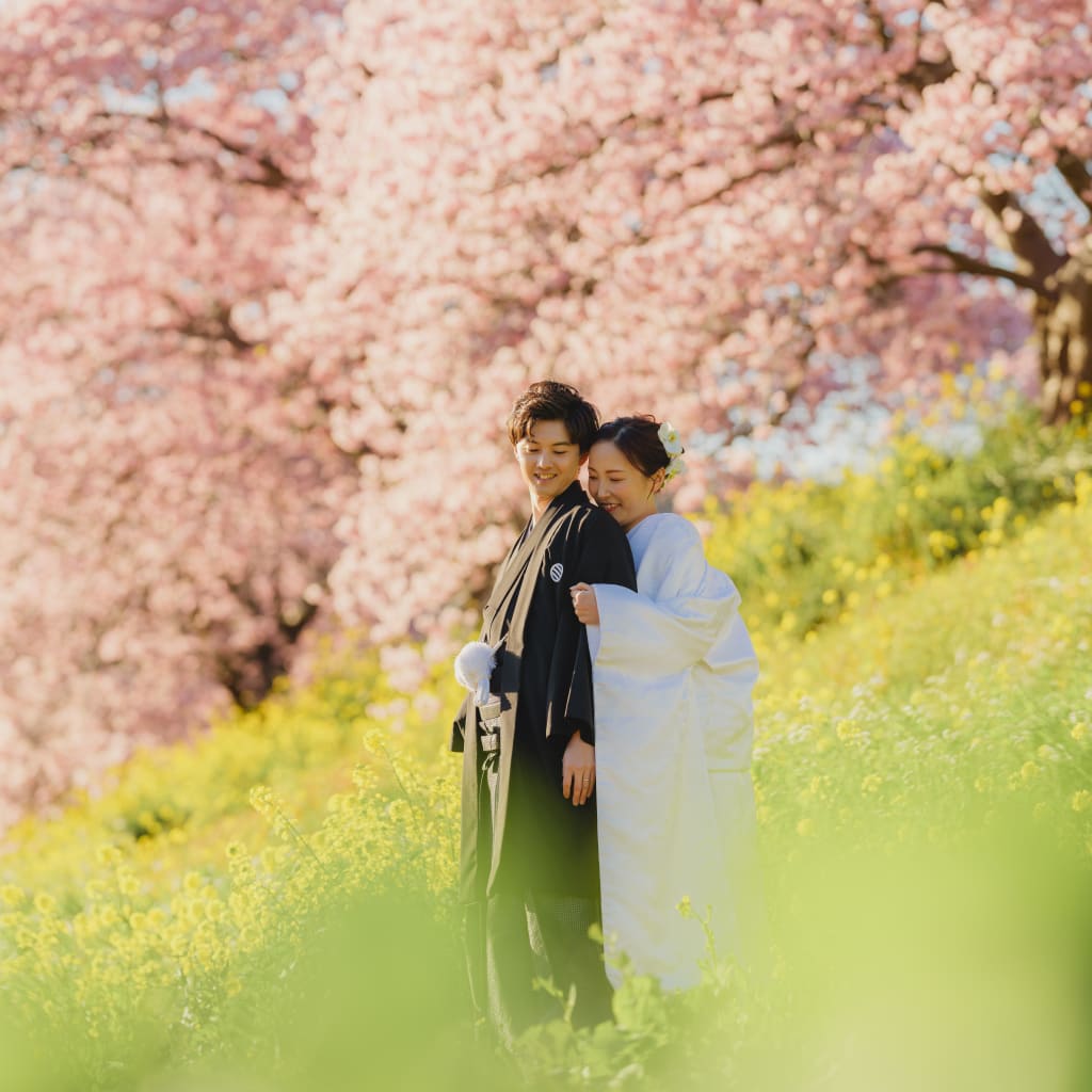 河津桜と一緒に素敵な写真を残しましょう♫