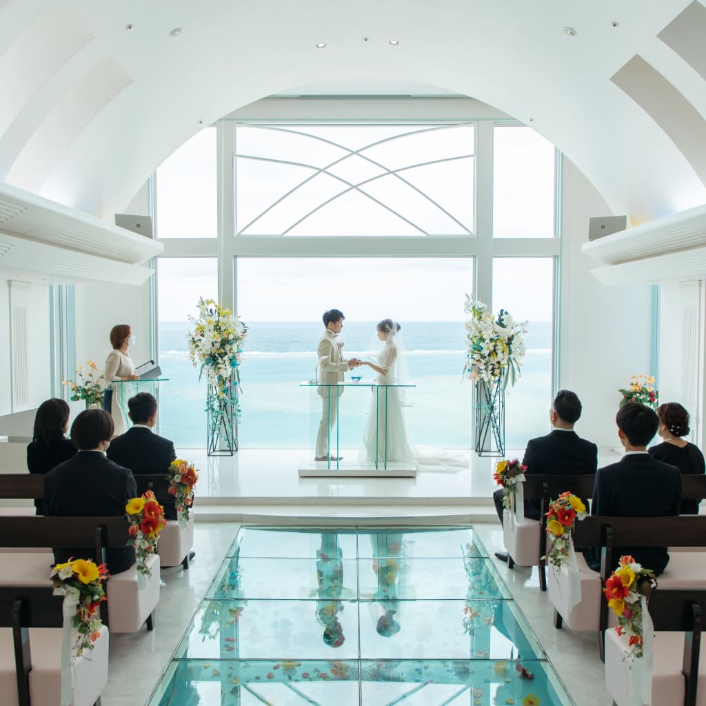 チャペル&ビーチ&サンセット♪