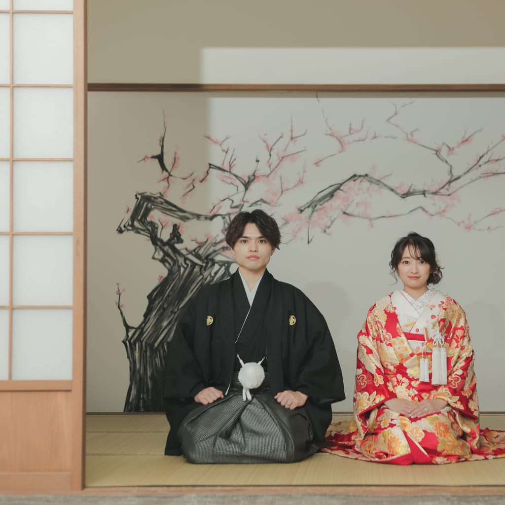 白無垢と色打掛　２着で