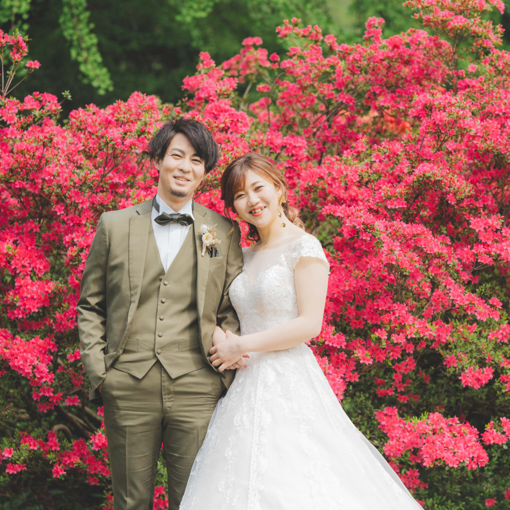 色とりどりのお花たちと