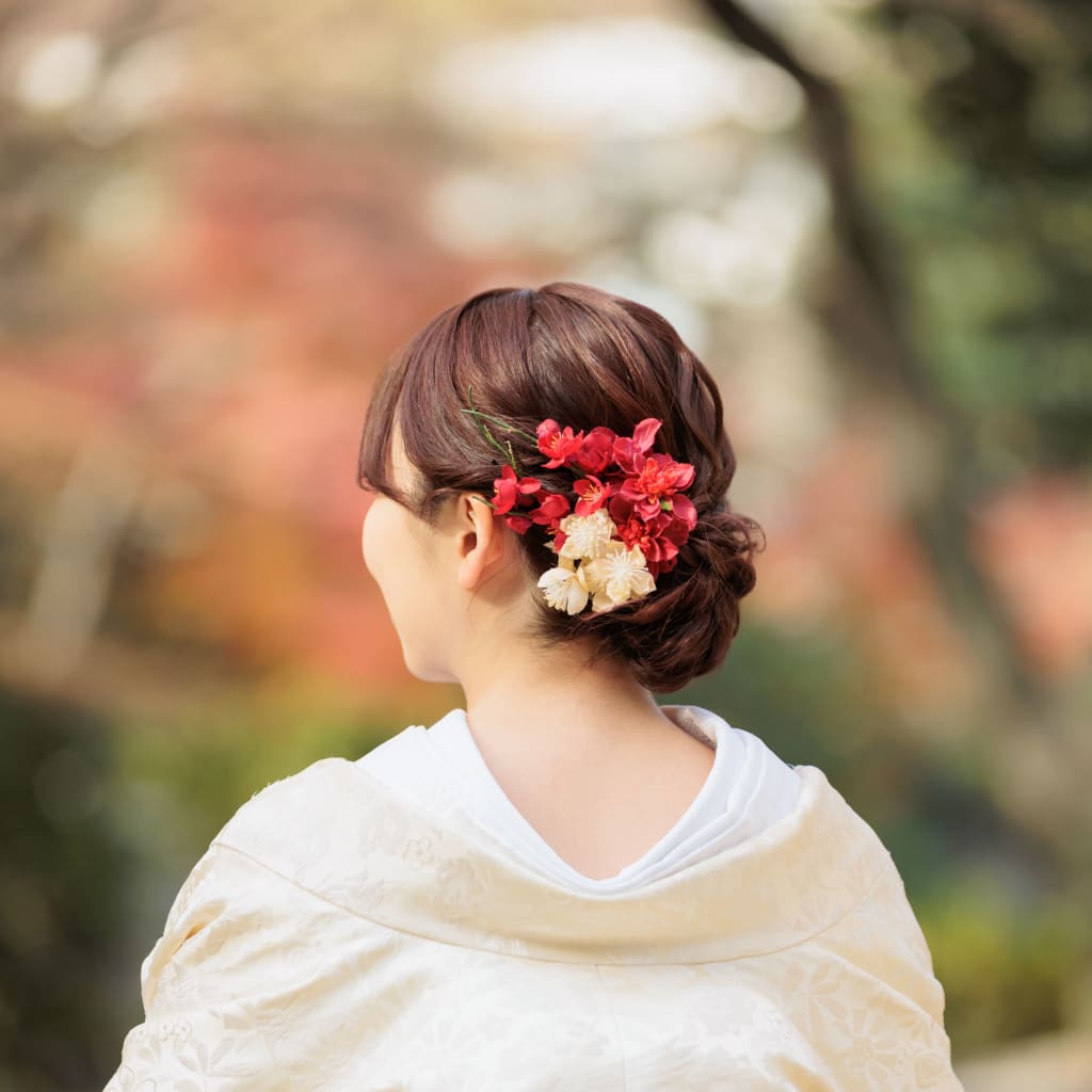 和装ヘアから洋装ヘアにチェンジ！