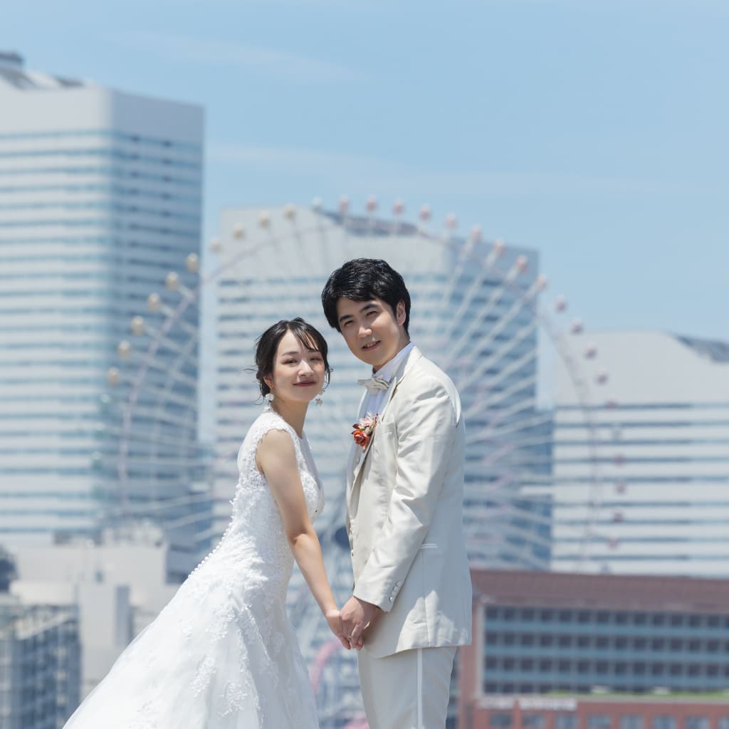 大さん橋で爽やかなお写真を！