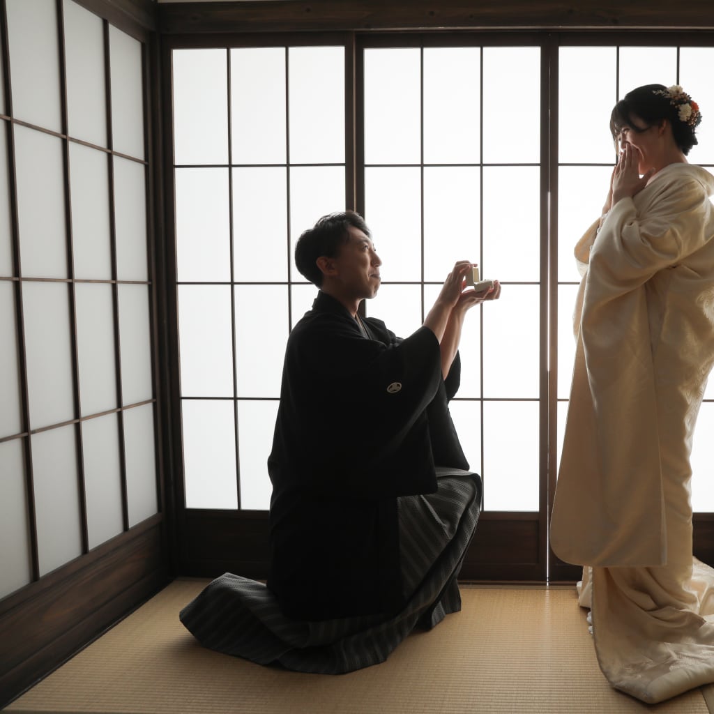  小物たくさんの和装スタジオ