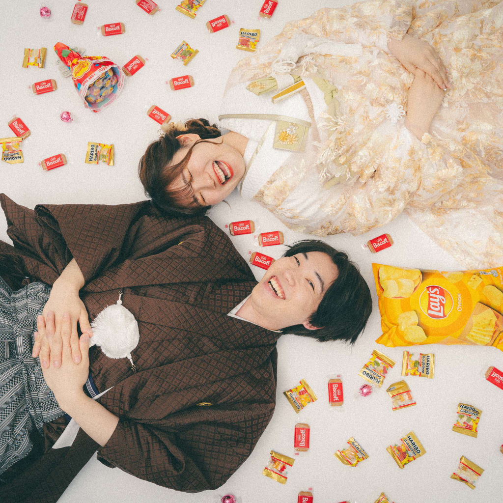 小物を使って自由に撮影！