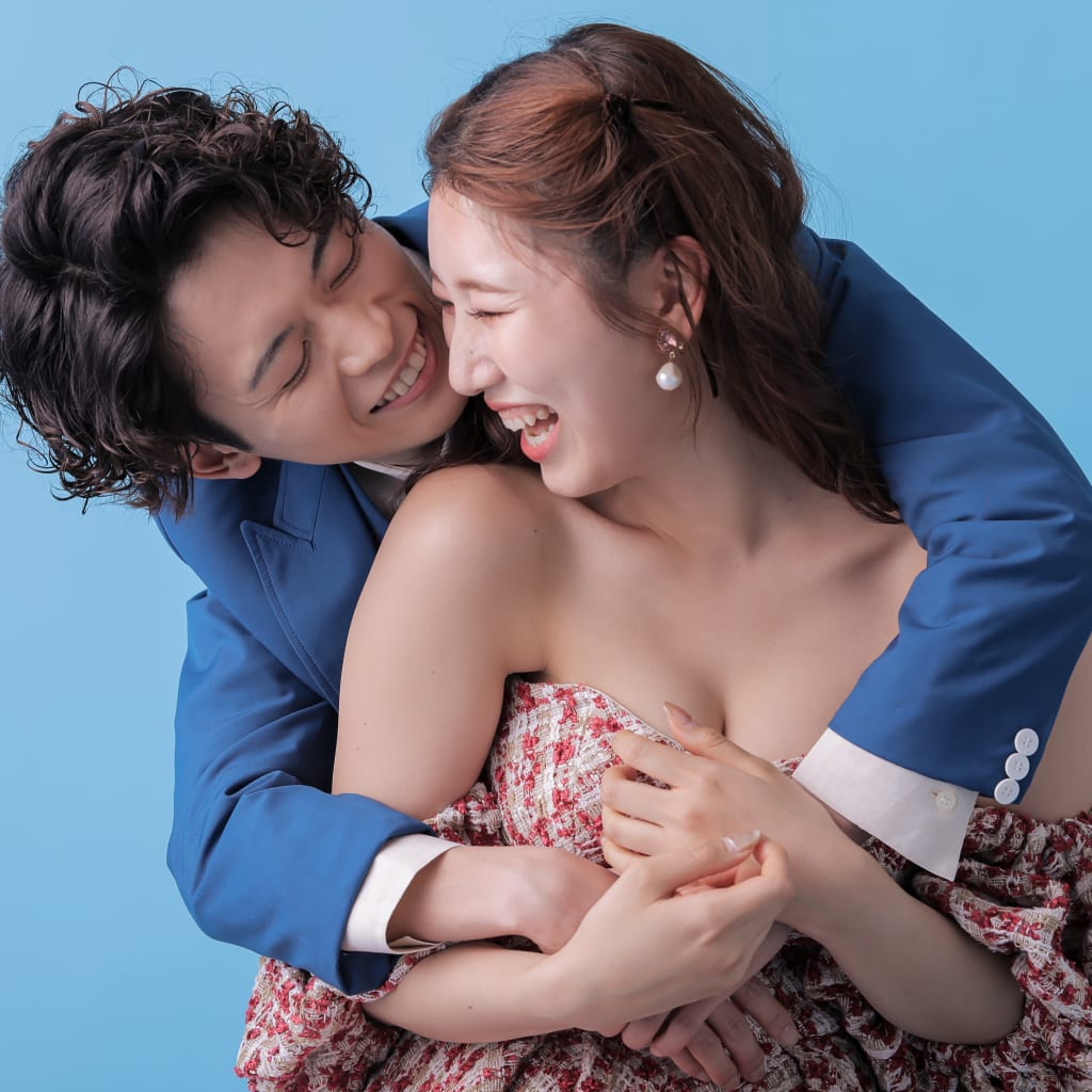 カラードレス×カラー背景紙