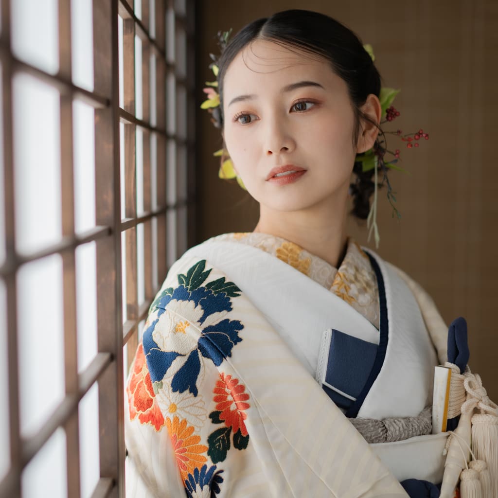 和装でも個性的なstyleに♩