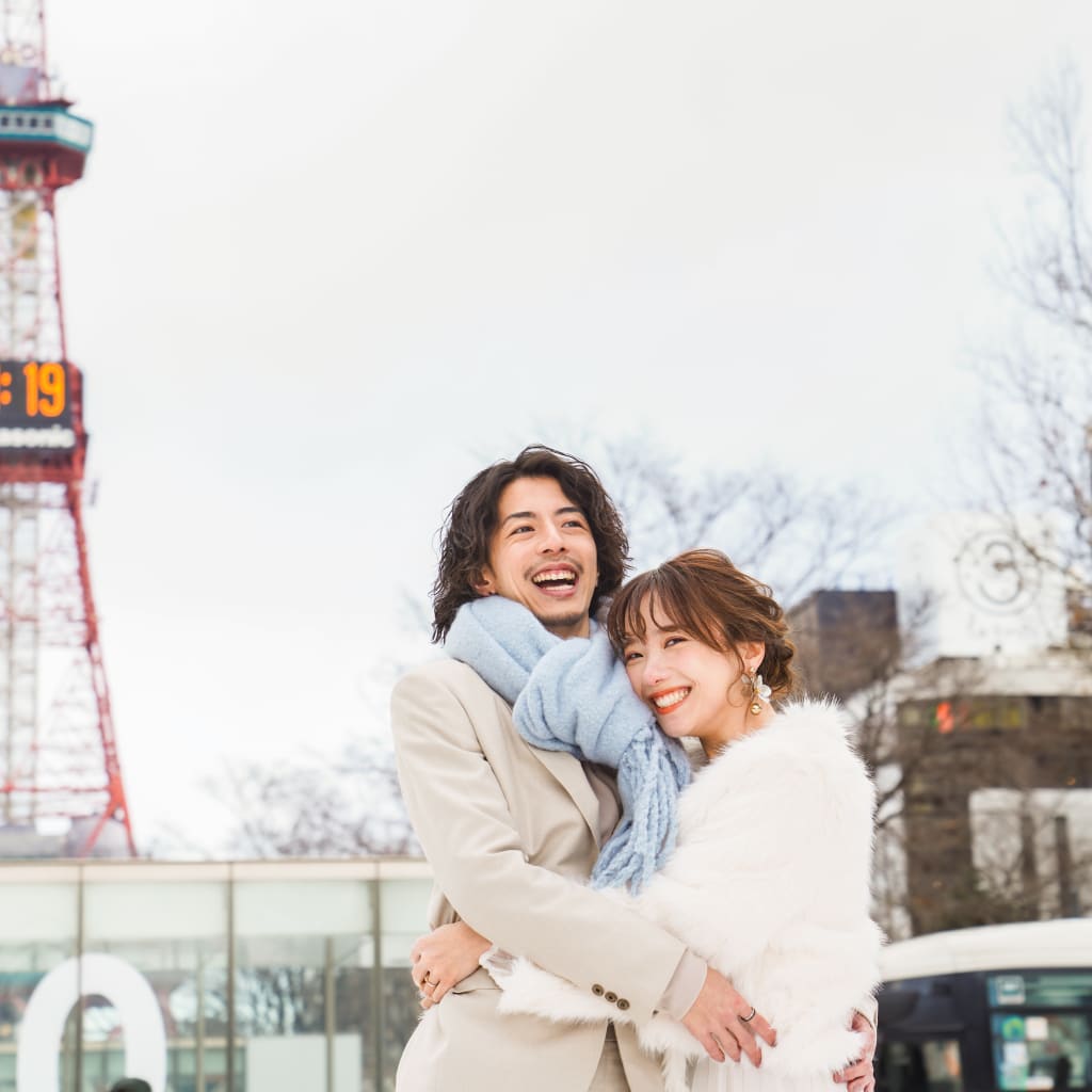 大通公園での撮影は今の時期とってもおすすめです♫