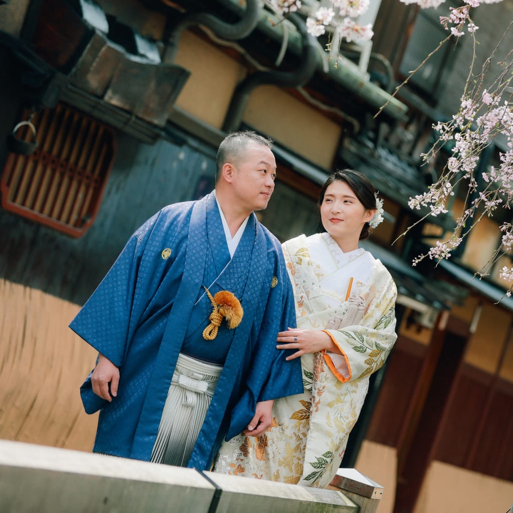 日吉神宮での美しい和装ウェディングフォト