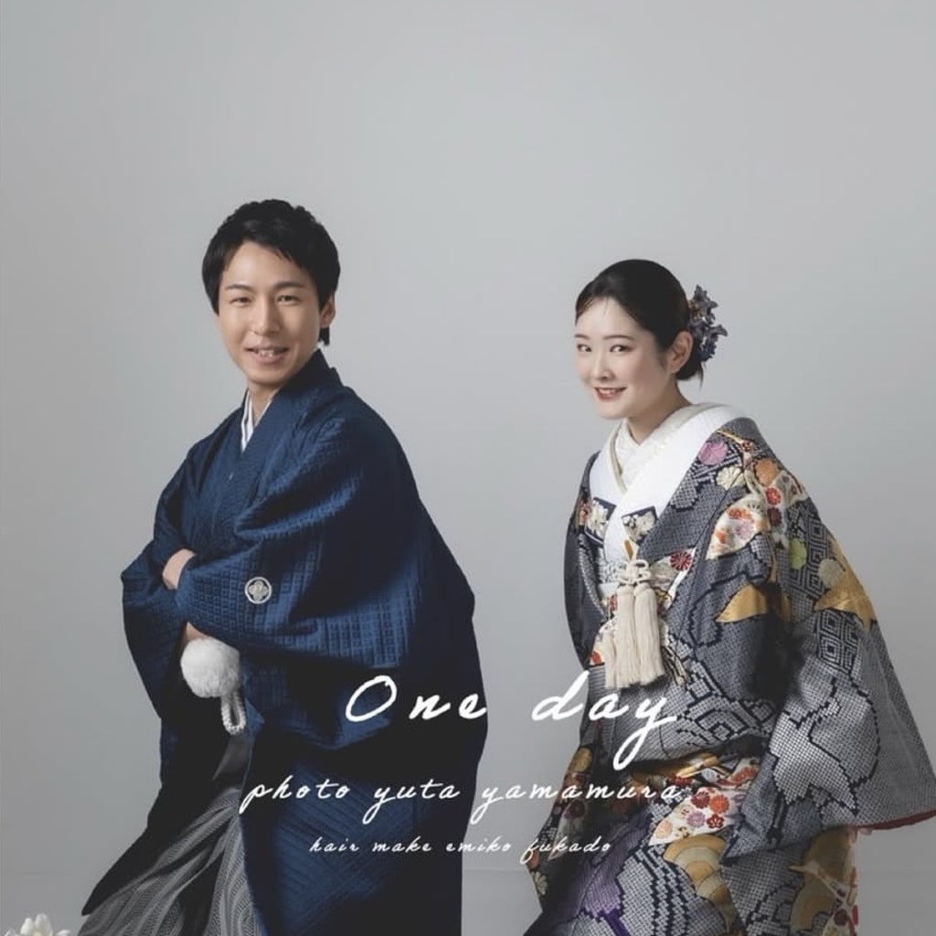 新郎新婦でつくる、統一感のある和装コーディネート