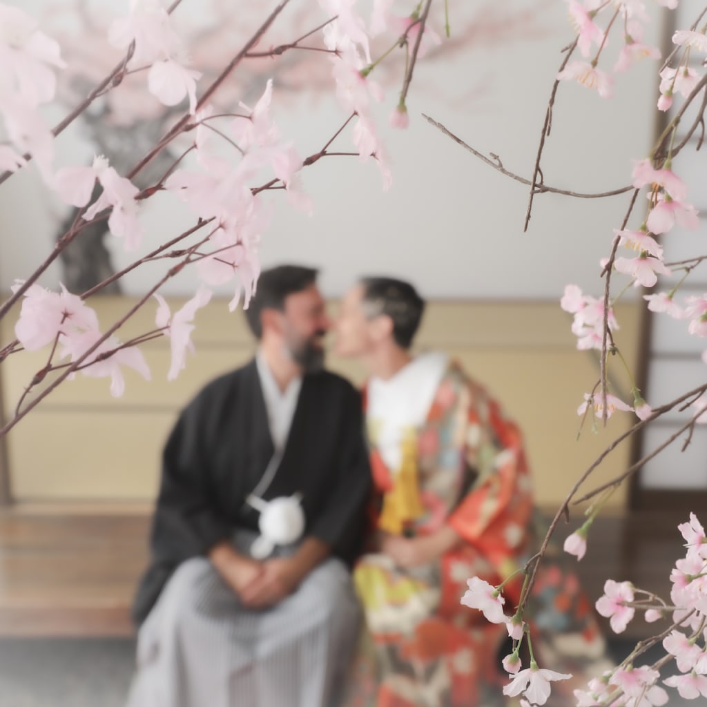 縁側でのんびり