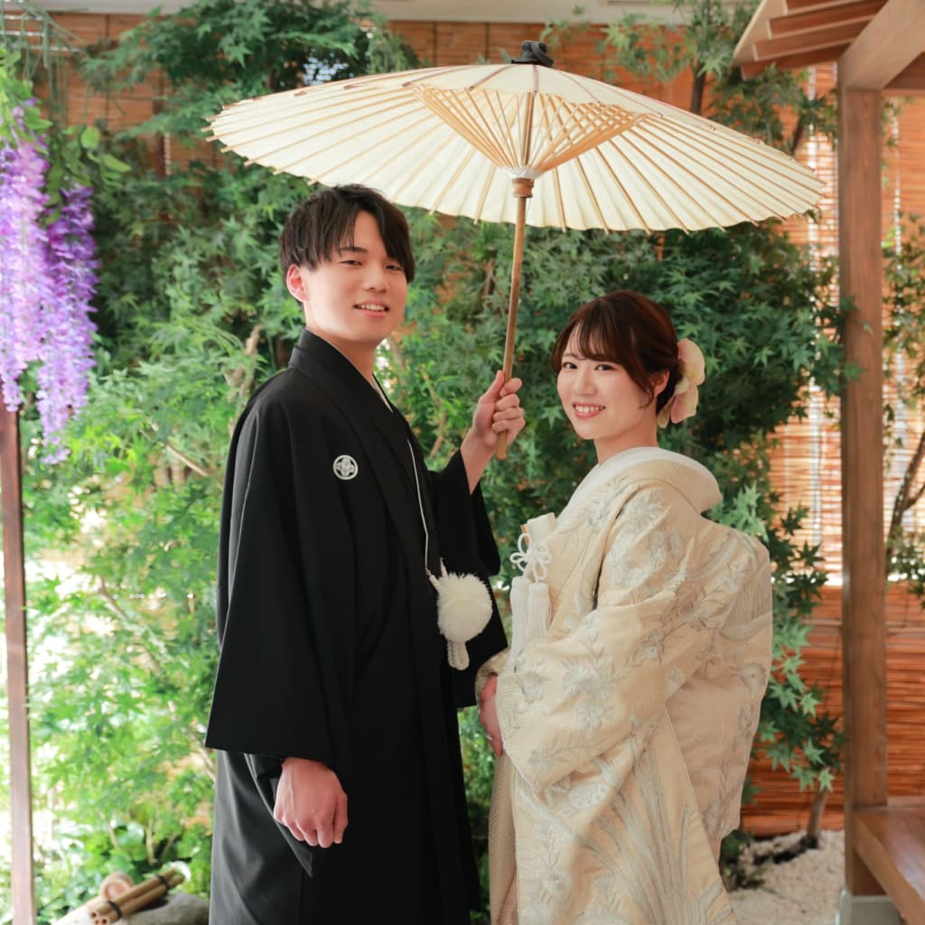 屋内庭園で叶える、おふたりらしい小物フォト
