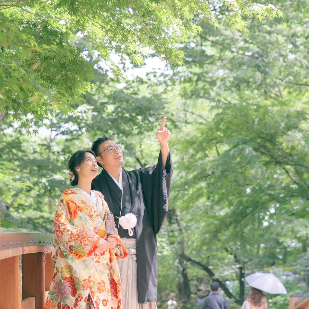 軽井沢で自然に囲まれて