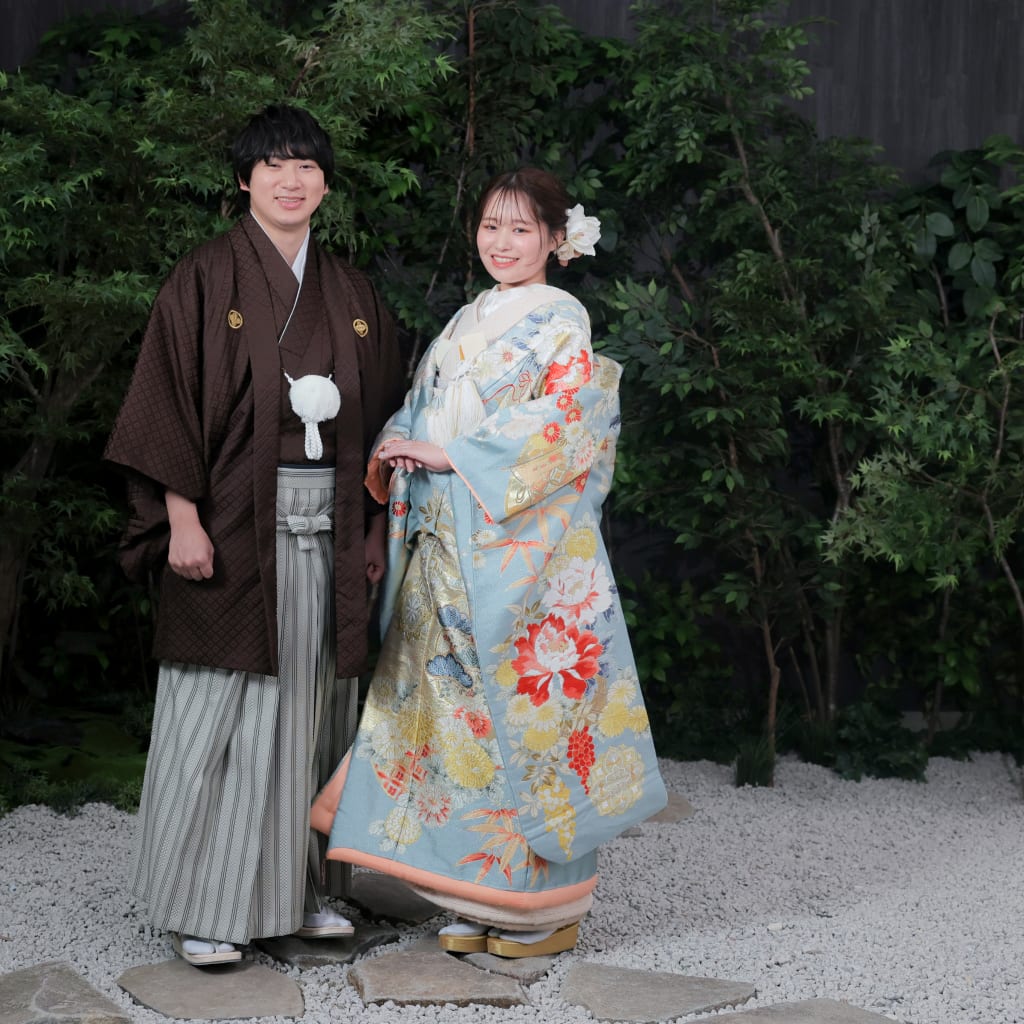 本格的なスタジオで叶える和装フォトウェディング