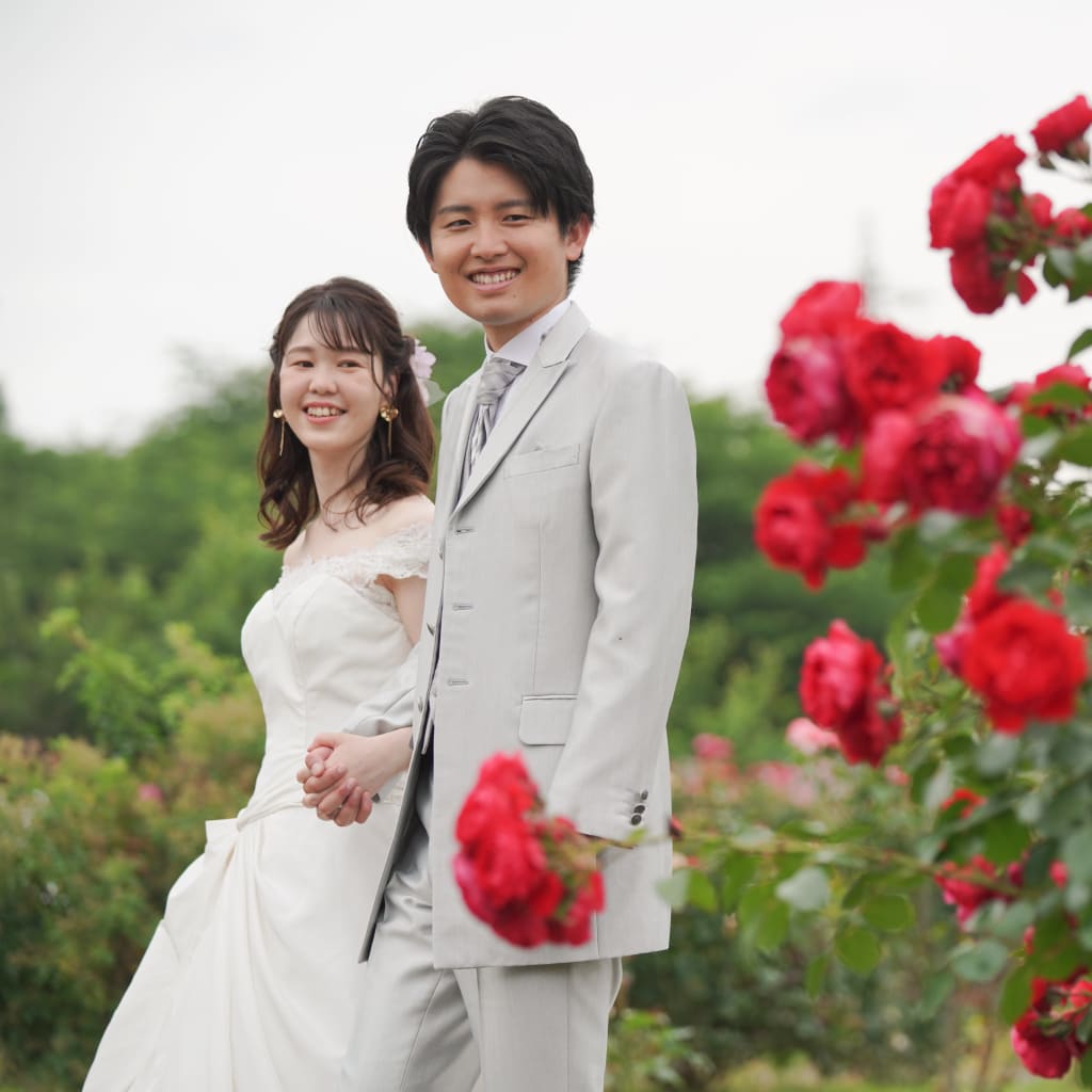 花の丘ロケーションで！！ | デコルテフォトグラフィー | 前撮り・フォトウェディング