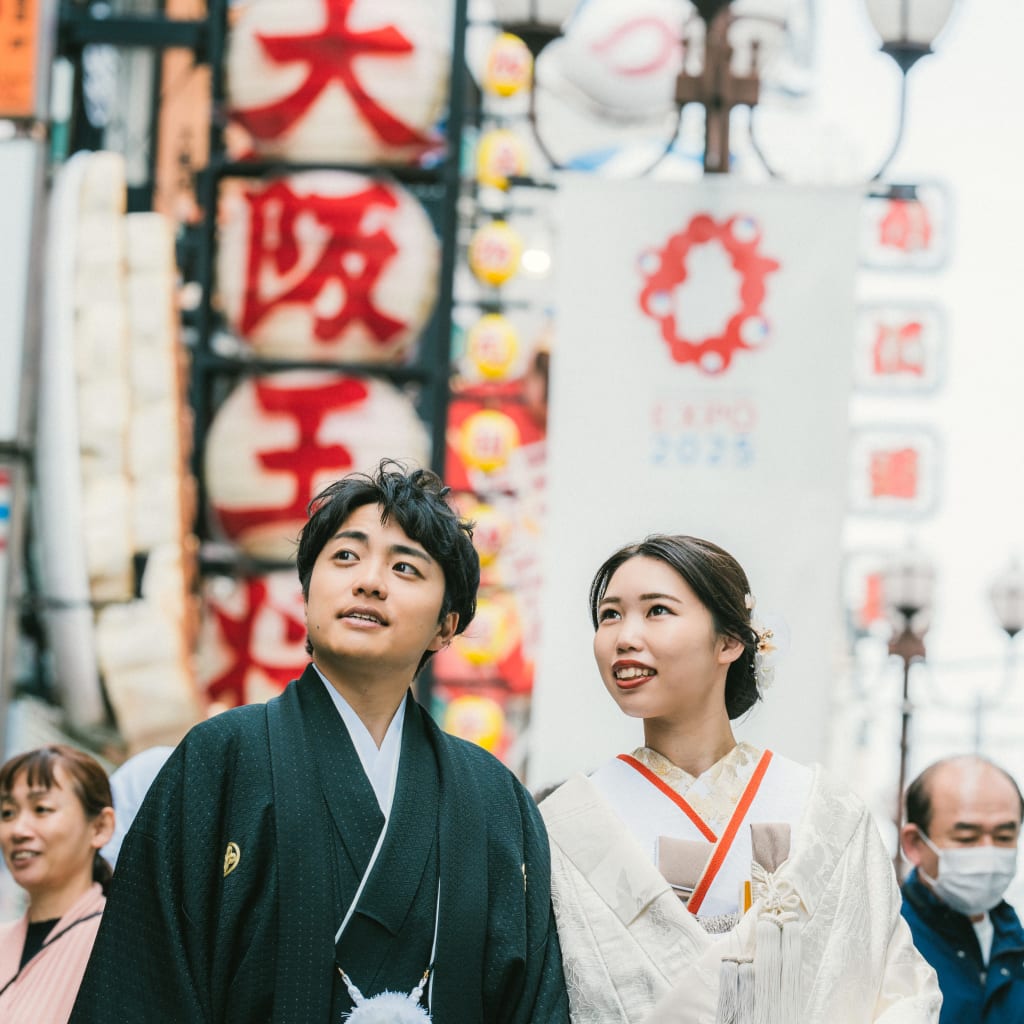 街中和装写真 | デコルテフォトグラフィー | 前撮り・フォトウェディング