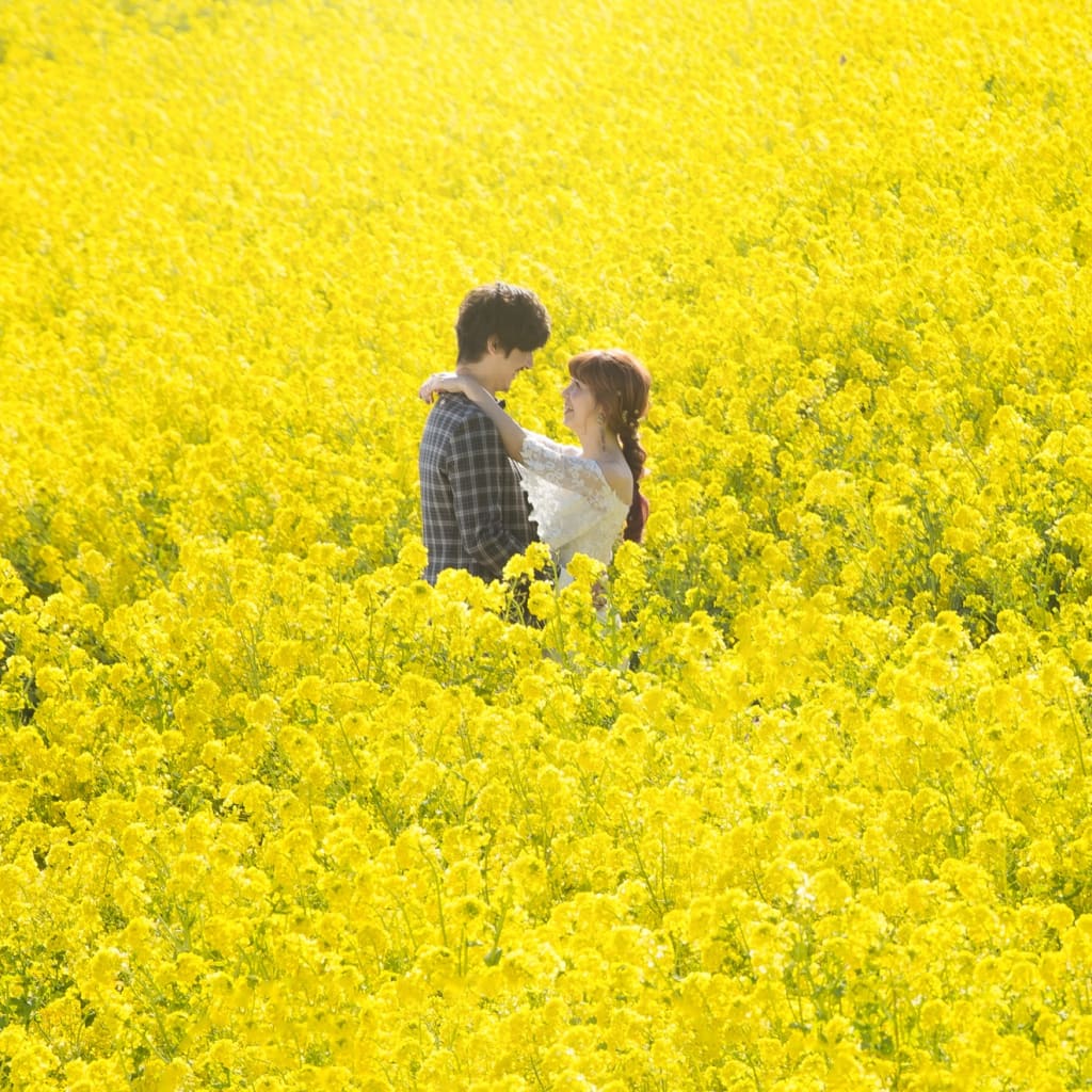 春の花さじき🌼 | デコルテフォトグラフィー | 前撮り・フォトウェディング