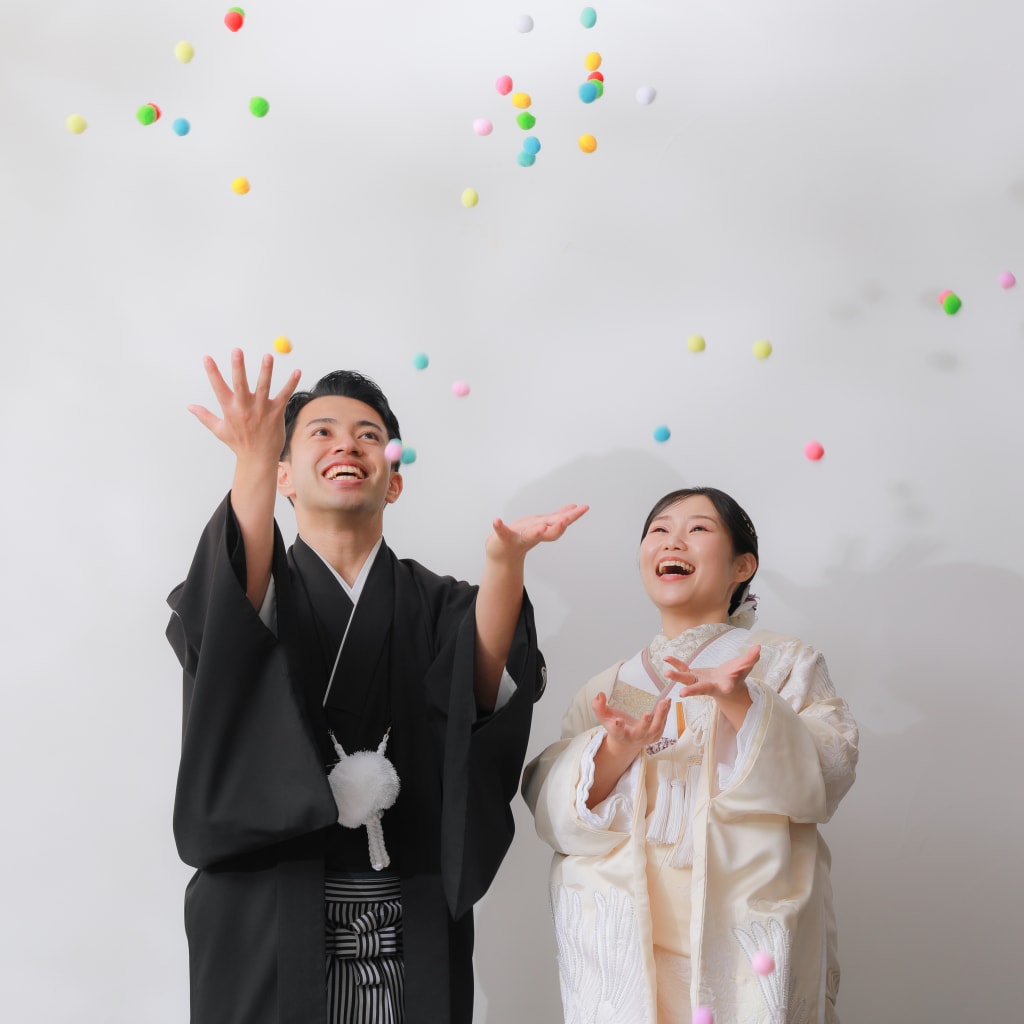 笑顔の絶えないスタジオ撮影！ | デコルテフォトグラフィー | 前撮り・フォトウェディング